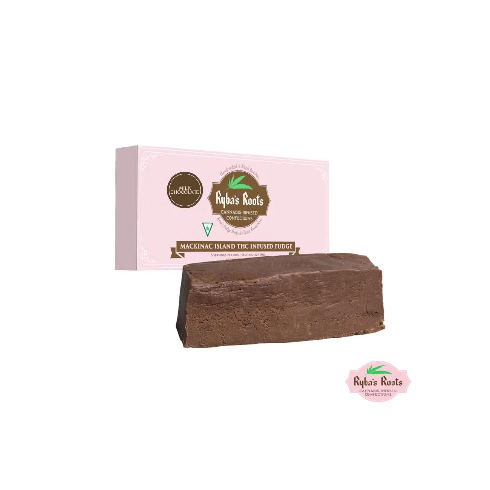 Ryba's Roots - Chocolate Mackinac Island Fudge 100mg - RYBA'S ROOTS (CLASSIC ROOTS) Main Image