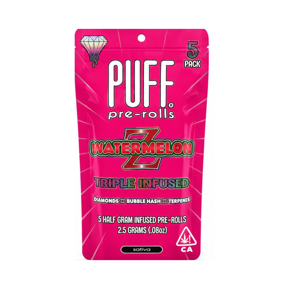 PUFF - WATERMELON Z INFUSED DIAMOND (5PK) - PUFF Main Image