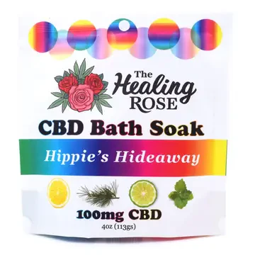 Healing Rose - Hippie's Hideaway CBD Bath Soak Main Image