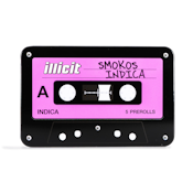 Illicit Smokos | GMO Cookies | 5pk/2.5g Prerolls
