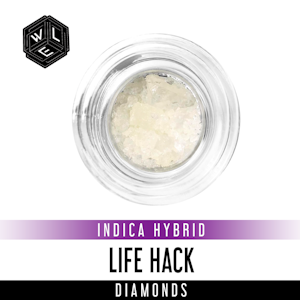 White Label Extracts | Life Hack Live Resin Diamonds | 1g