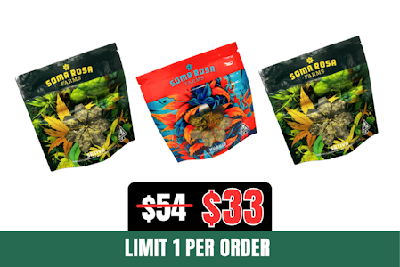 Soma Rosa - 39% off 10.5g Soma Rosa Pot o’ Buds Bundle