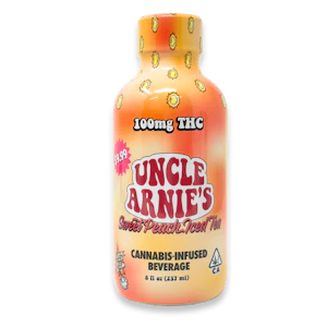 Uncle Arnies - Uncle Arnies - Sweet Peach Iced Tea - 8oz - Beverages - 100mg