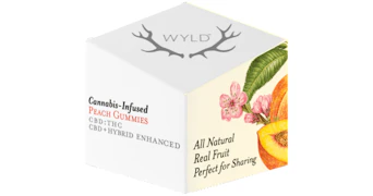 Wyld - Peach 2:1 CBD:THC Gummies - 150mg