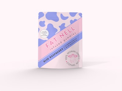 Fat Nell - Fat Nell - Infused Gummies - Blue Raspberry - 100mg