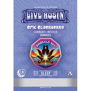 Emerald Sky - Emerald Sky | Epic Elderberry | 10:2:4 | Rosin | Gummies