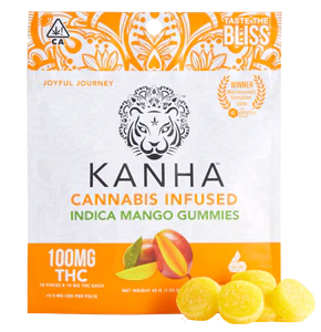 KANHA - Kanha - 100mg Gummies - Mango