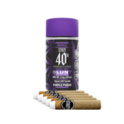 Stiiizy 40's | Infused Blunt Pack | Purple Punch | [2.5g] 5pk | Indica