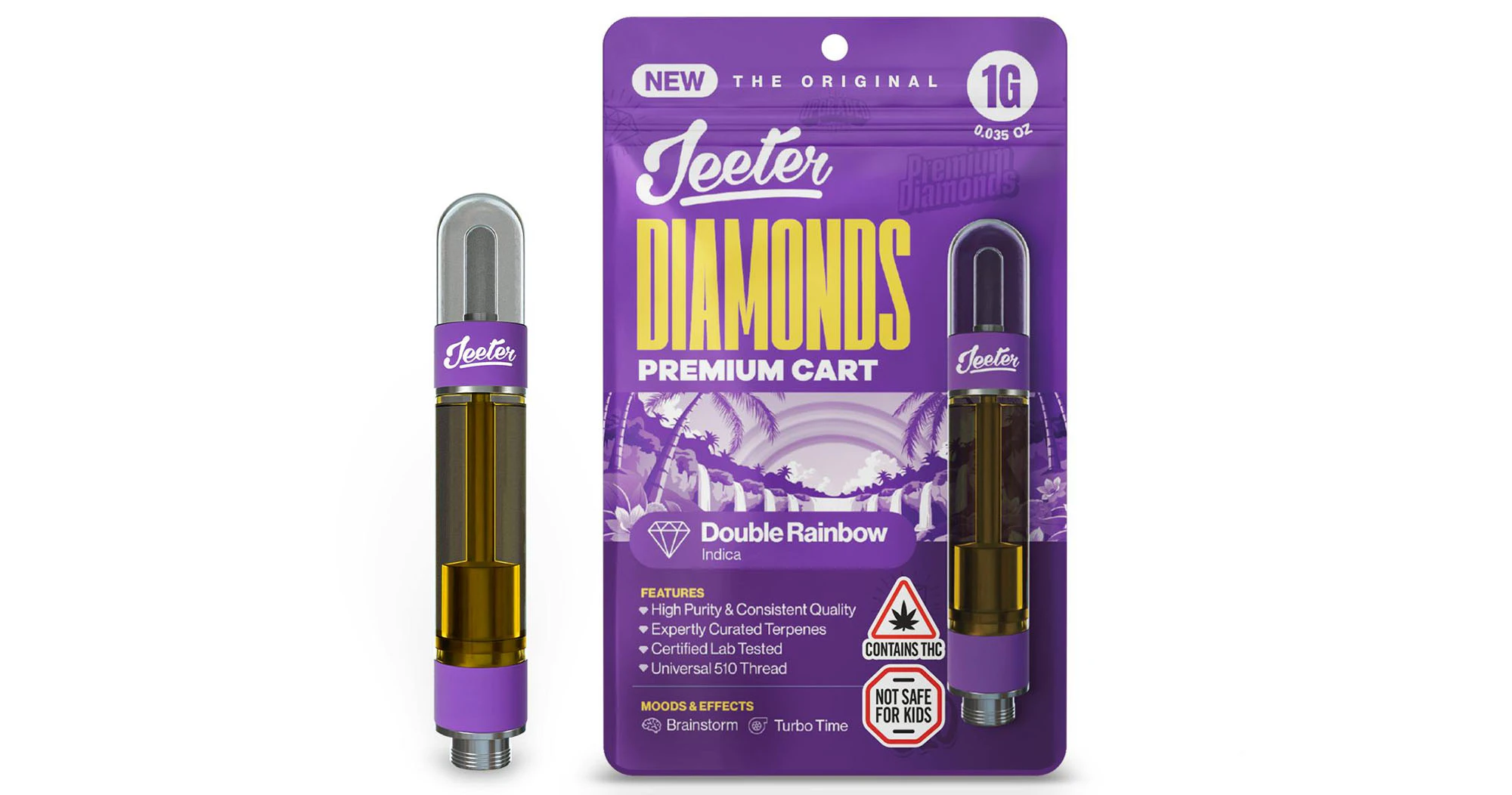 Jeeter - Jeeter - Double Rainbow Liquid Diamonds Cartridge - 1g Main Image