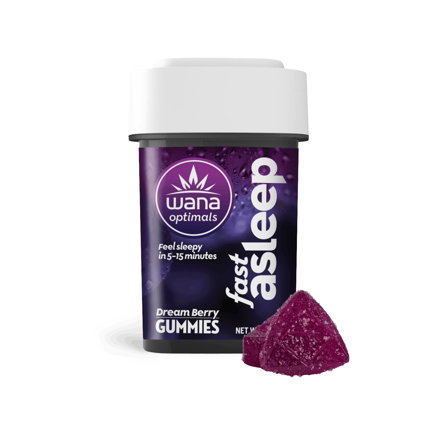 Wana Edibles - Optimals Fast Asleep [10 pack]-Wana Main Image