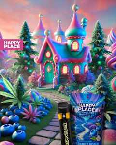 Happy Place - Happy Place Blueberry Bomb 2g Disposable