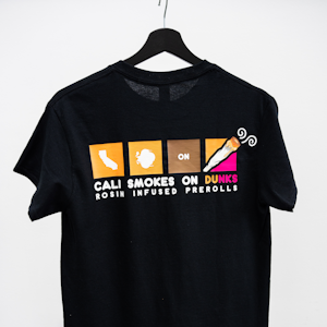 DUNKZ DONUTZ - Dunkz - "Cali Smokes On Dunkz " T - Shirt - BLACK