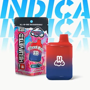 HELLAVATED - Hellavated Cloud Bar Razberry Blitz 1g