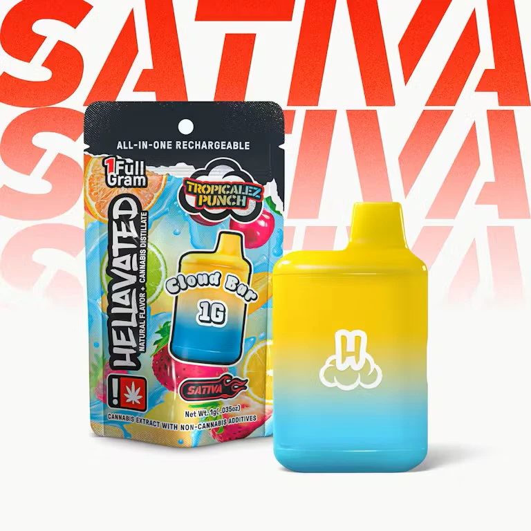 Hellavated - Hellavated Cloud Bar Tropicalez Punch 1g Main Image