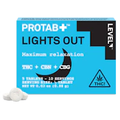 Level - Protab+ Lights Out 2pk - 10mg - Edible