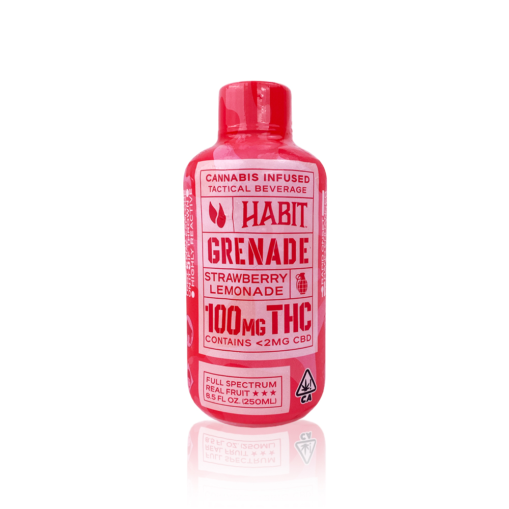 HABIT Tincture Strawberry Lemonade Grenade 8.5OZ 100MG