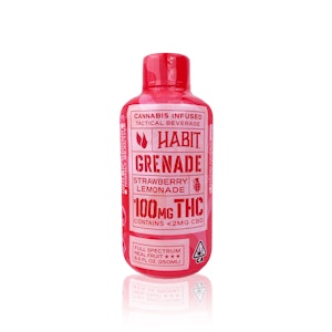 HABIT - HABIT - Tincture - Strawberry Lemonade - Grenade - 8.5oz - 100MG