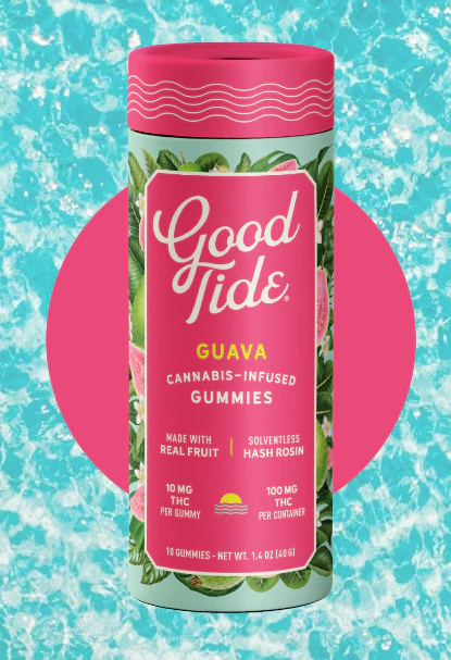 Good Tide - Guava - Solventless Hash Rosin Gummies Main Image