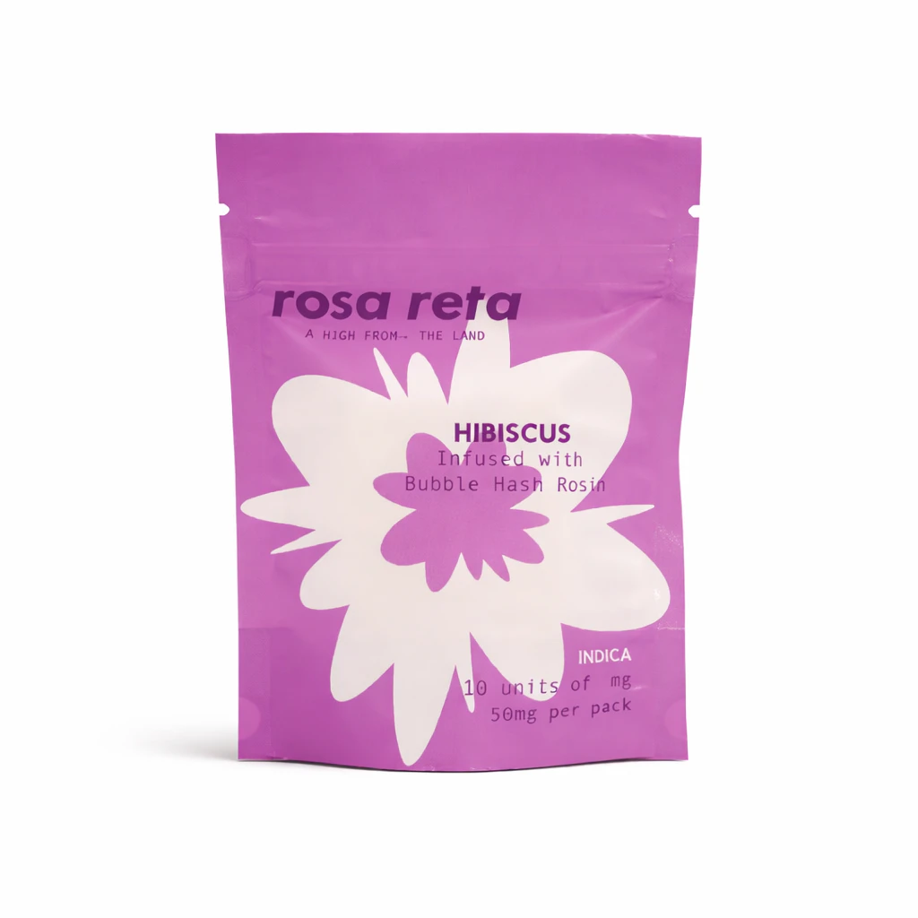 Rosa Reta - Rosa Reta | Hibiscus | Bubble Hash Rosin | Infused | Gummies | 10 -Pkg Main Image