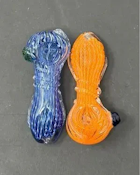 3 in. Swirl Ring Frit Hand Pipe