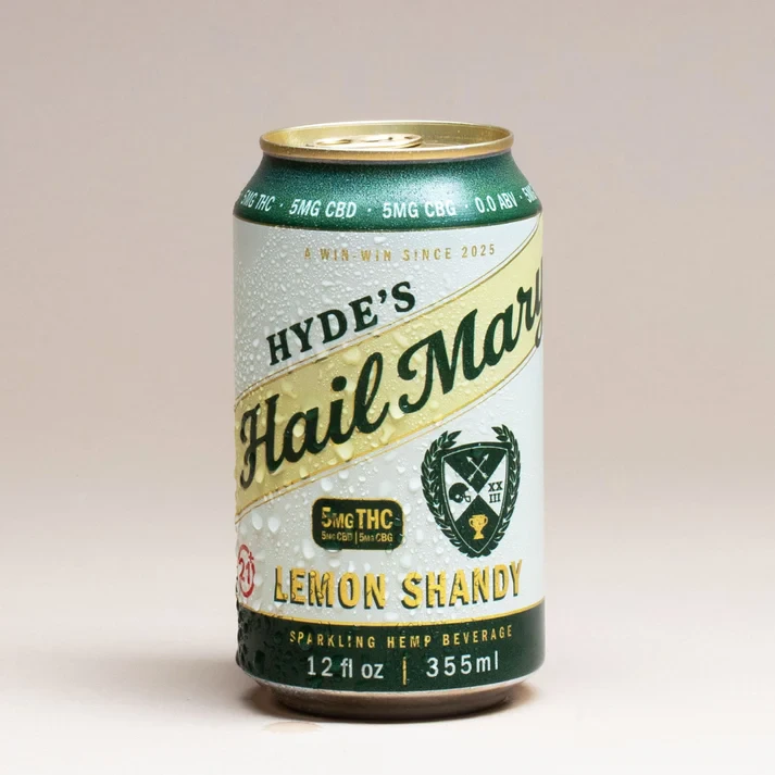 Hyde's Hail Mary - Hyde's Hail Mary - Lemon Shandy - Beverage - 5mg THC + 5mg CBD + 5mg CBG - 12oz Can Main Image