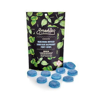 SMOKIEZ - SMOKIEZ BLUE RASPBERRY INDICA GUMMY 250MG