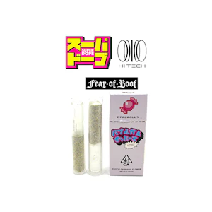 Super Dope x FearofBoof x Hi Tech - Bubblegum Popperz - Preroll - 3g (2 x 1.5g)