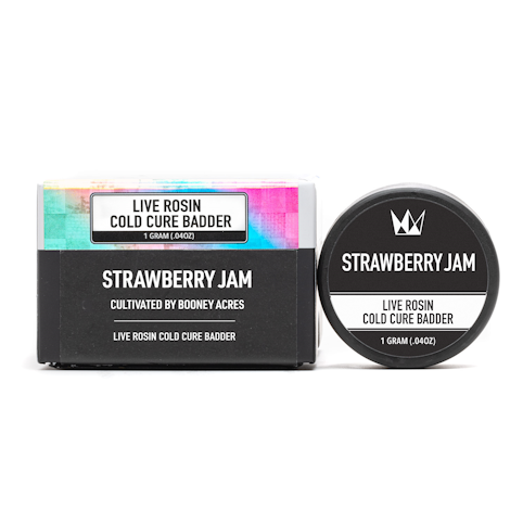 WEST COAST CURE - Strawberry Jam - 1g Concentrate Live Rosin Cold Cure Badder WCC