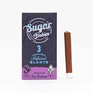 Sugar Daddy - Sugar Daddy - Red Bottoms - 3.5g Sugar Babies Infused Mini Blunts - 3pk