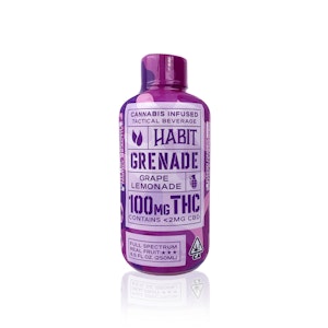HABIT - HABIT - Tincture - Grape Lemonade - Grenade - 8.5OZ - 100MG