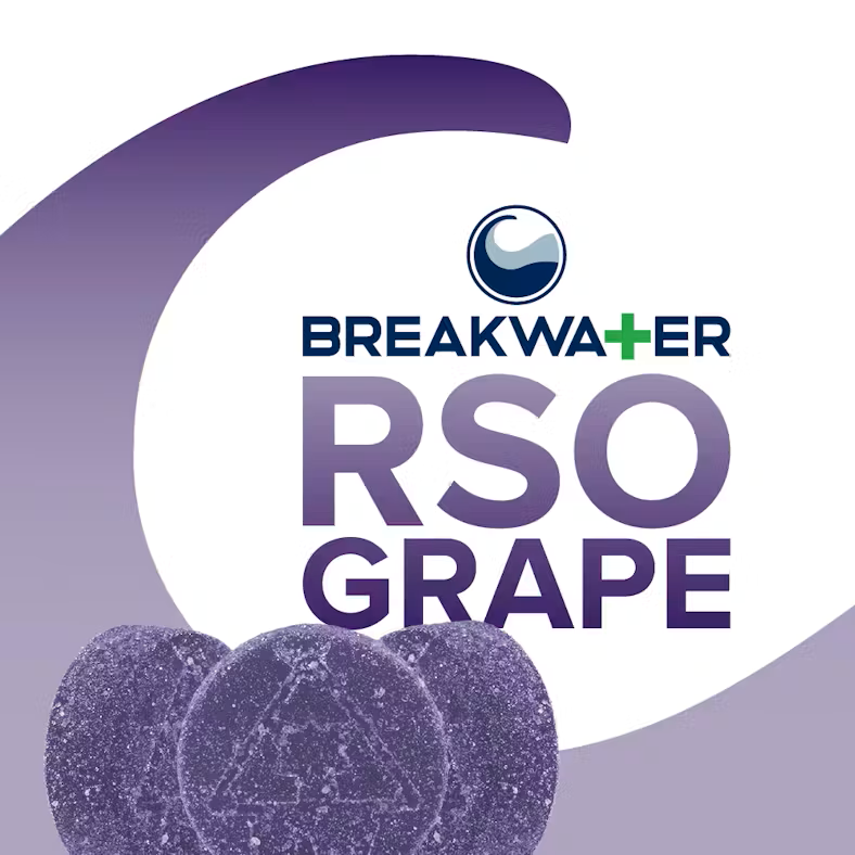 [REC] Breakwater | Grape | 100mg/10pk Full Spectrum RSO Soft Lozenge