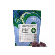 Blueberry x Turbo Blueberry Live Resin 10pk Gummies (100mg total) - Indica | MFNY