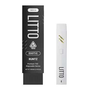 LITTO - RUNTZ PREMIUM DISPOSABLE 1G - LITTO