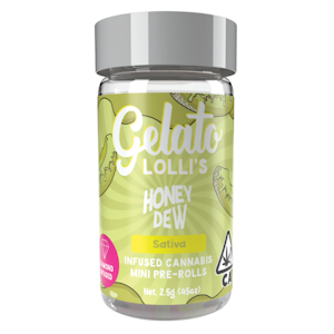 Honey Dew Lollis 2.5g Infused Pre-rolls 5pk - Gelato