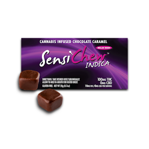Sensi Chew - Indica Chocolate Caramels - 100mg - Sensi Chew