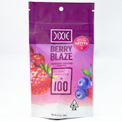 Berry Blaze 100mg Sativa Gummies - Dixie