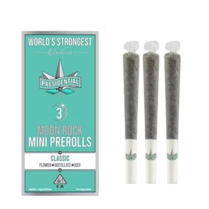 PRESIDENTIAL - [Presidential] Infused Moonrock Mini Preroll 3 Pack - 1.5g - Classic (I)