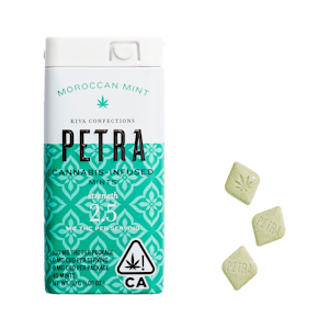 Kiva Confections - PETRA MINTS - MOROCCAN MINT 100MG - KIVA CONFECTIONS