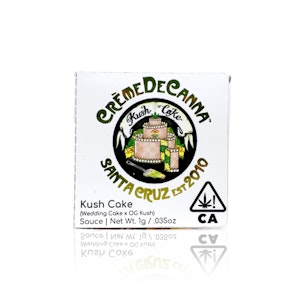 CREME DE CANNA - CREME DE CANNA - Concentrate - Kush Cake - Sauce - 1G