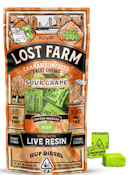 Lost Farm - Sour Grape Sour Diesel Live Resin Chews 100mg