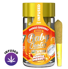 Baby Jeeter - Mango Sherbet .5G Infused Pre-Rolls (5 Pack)