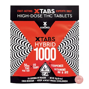 Kikoko - Kikoko - Xtabs - Hybrid - 1000mg - Tablet