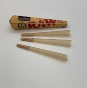 RAW CLASSIC KING SIZE CONE 3 PACK