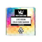 West Coast Cure - Peanut Butter Breath Live Rosin Cold Cure Badder 1g