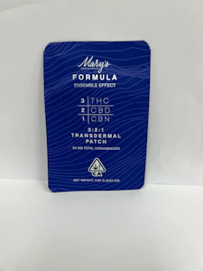 Mary's Medicinals™ - 3:2:1 THC:CBD:CBN Formula Transdermal Patch - Mary's Medicinals