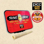 Sushi Hash - Apple Fritter x Super Boof Rosin - Infused Prerolls - 5 x 0.5g