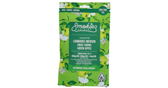 Smokiez Edibles - Green Apple 1:1 THC:CBG Fruit Chews - 200mg