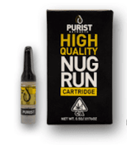 PURIST EXTRACTS - Purist Extracts Nug-Run Cartridge 0.5g - Jet Fuel 45%