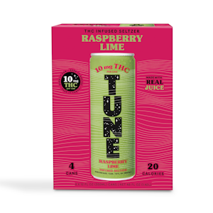 TUNE - TUNE - Raspberry Lime - 4 pack - 40mg - Edible