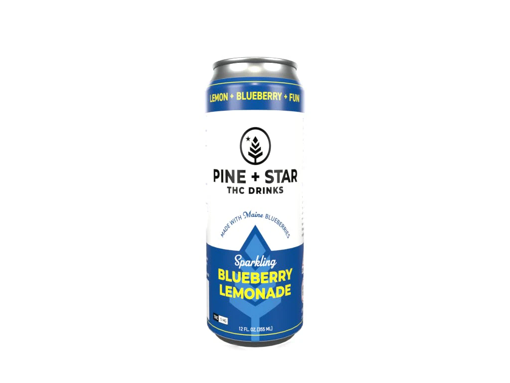 Pine + Star - Blueberry Lemonade | Seltzer | [5mg THC] Main Image